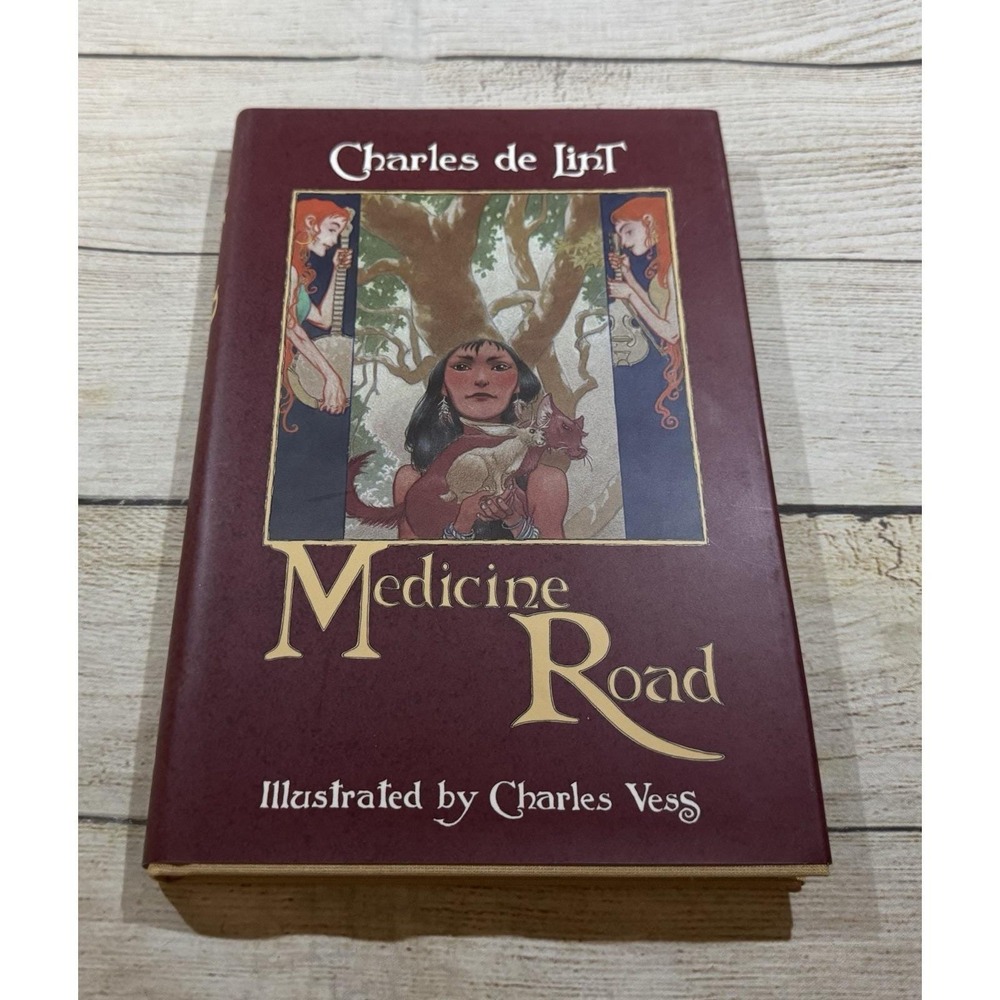 SIGNED  "Medicine Road" Charles de Lint 2004 Subterranean HB DJ Excellent Cond